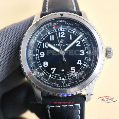 AAA replica Breitling pilot legend aviation black dial automatic mechanical watch 41mm 